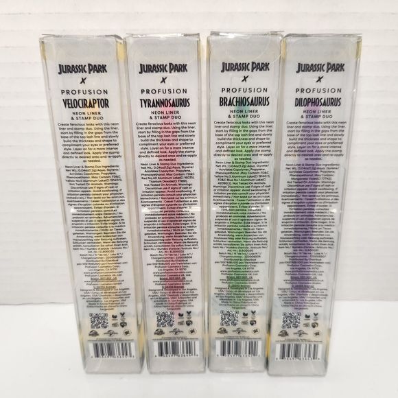 Jurassic Park Profusion Cosmetic Make Up Set With Mirror 2023 Walmart Exclusive - Picture 7 of 8